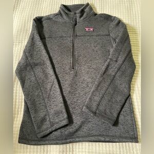 Women’s Simply Southern Charcoal Pullover with Pink Accent